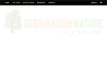 Tablet Screenshot of destinationnature.com